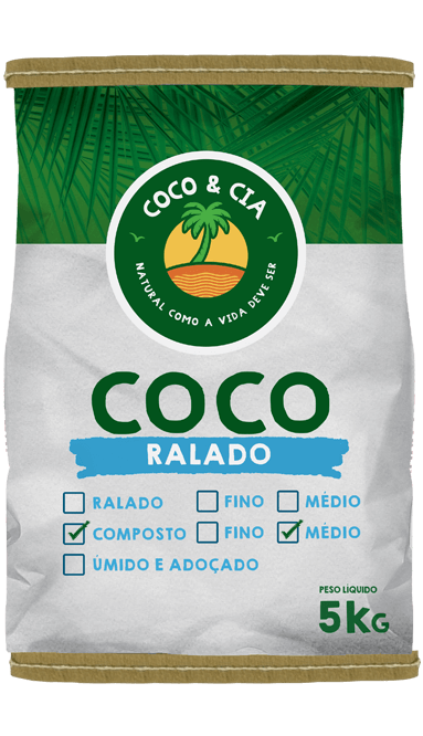 COCO COMPOSTO MEDIO COCO & CIA 5KG                                                                  