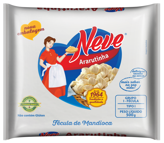 ARARUTINHA NEVE 500G                                                                                