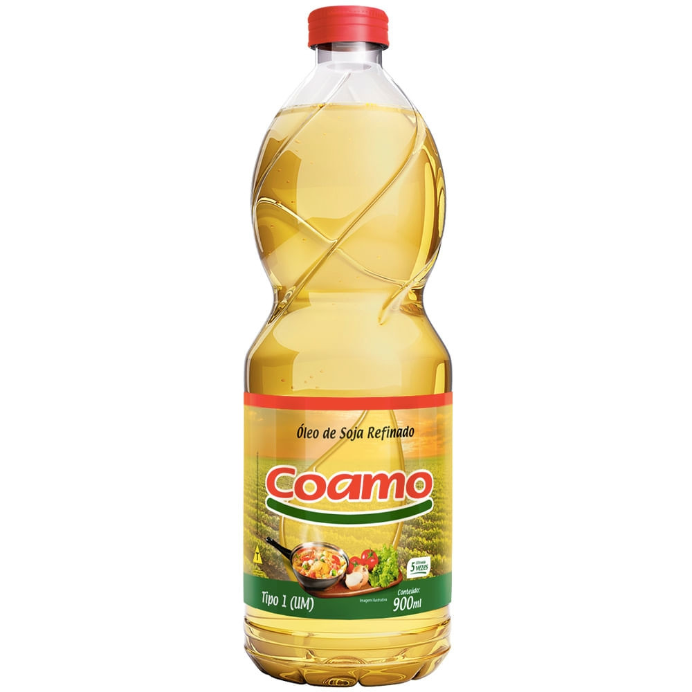 OLEO DE SOJA PET COAMO (1X900ML)                                                                    