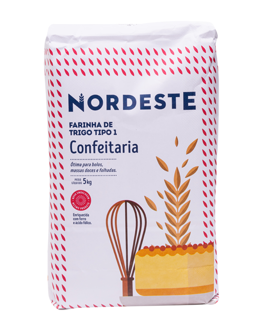 FARINHA TRIGO ESPECIAL CONFEITARIA   NORDESTE  FARDO 5KG                                            