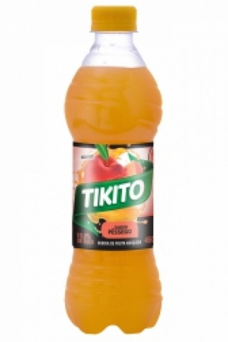 BEBIDA DE FRUTAS PÊSSEGO  ADOÇADA   TIKITO FARDO 450ML                                              