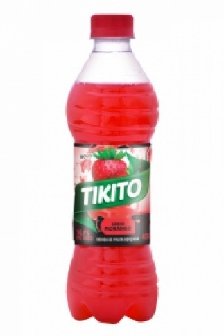 BEBIDA DE FRUTAS MORANGO ADOÇADA   TIKITO FARDO 450ML                                               