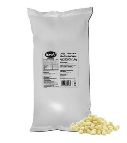 COBERTURA TOP CHIPSHOW BRANCO 2,5KG HARALD                                           