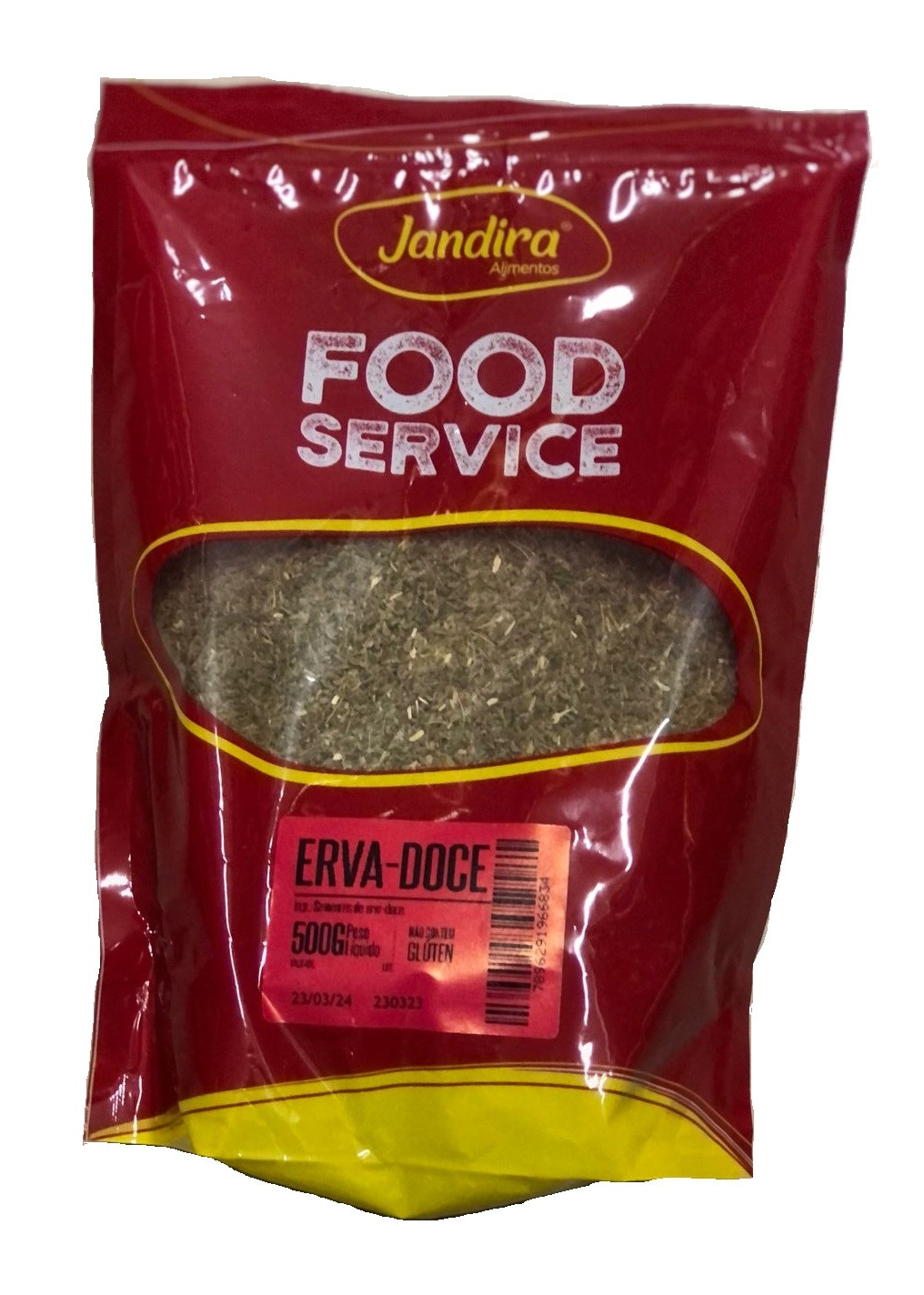 CONDIMENTO ERVA DOCE   JANDIRA  PACOTE 500GR                                                        