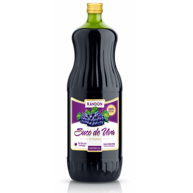 SUCO DE UVA INTEGRAL   RANDON  VIDRO 500ML                                                          