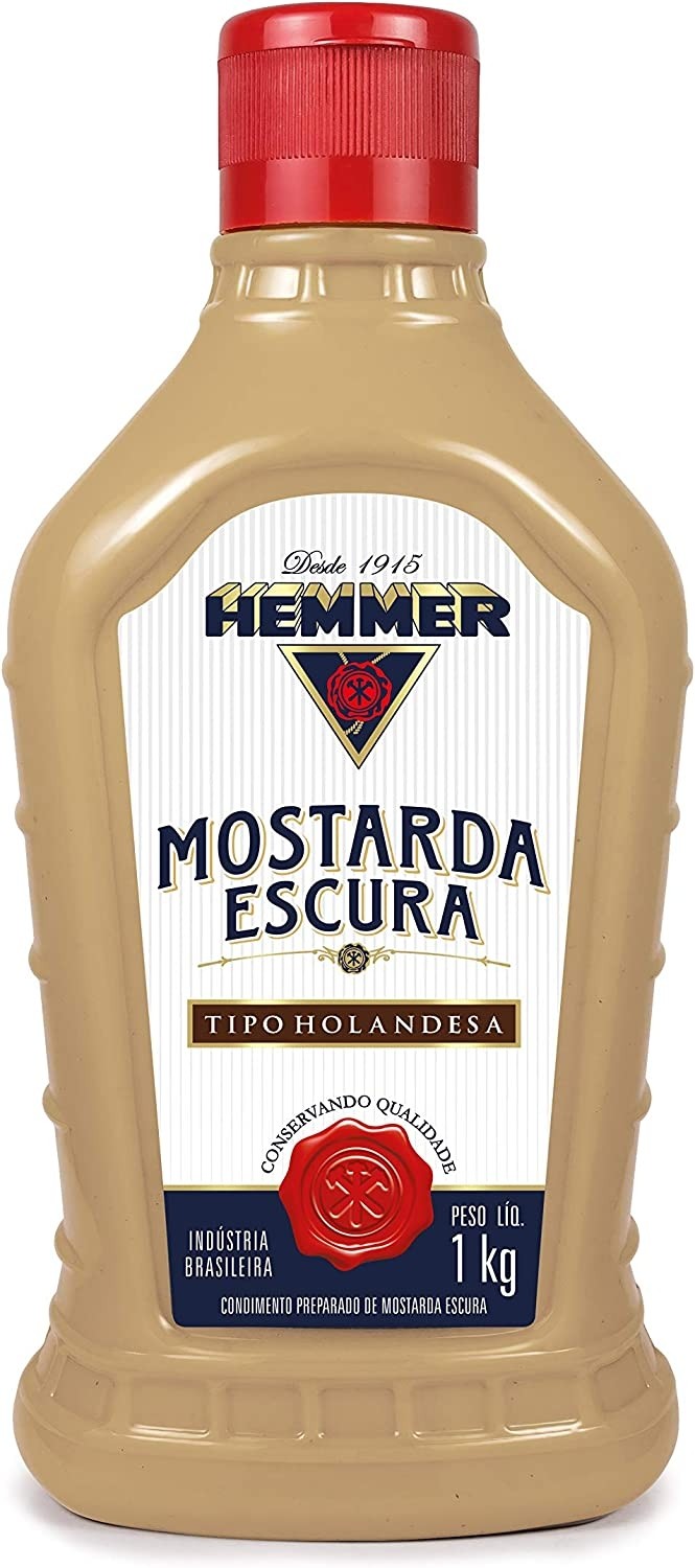 MOSTARDA ESCURA HEMMER (PET) 1KG                                                                    