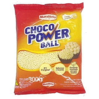 CEREAL MICROBALL CHOCOLATE BRANCO MAVALERIO                                                         