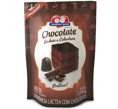 COBERTURA CHOCOLATE  XAMEGO BOM  SACHE 2KG                                                          