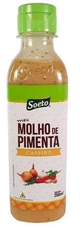 MOLHO PIMENTA CASEIRO - SOETO (FR) 200ML                                                            