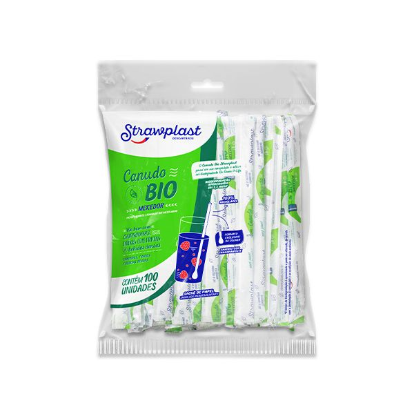 CANUDO BIO LATA 20CM EMBALDO 818 STRAWPLAST 3000UN                                                  