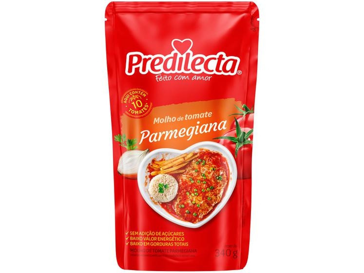 MOLHO TOMATE PARMEGIANA SACHE PREDILECTA 340GR                                                      