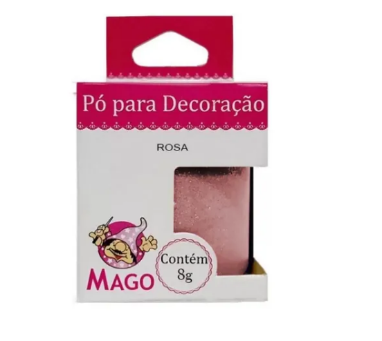 PO PARA DECORACAO ROSA MAGO 8G                                                                      