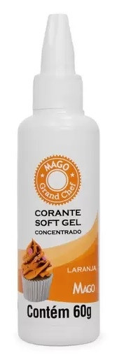 CORANTE SOFT GEL LARANJA- MAGO 60GR                                                                 