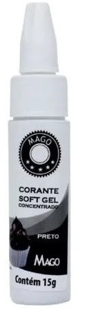 CORANTE SOFT GEL PRETO  MAGO 15G                                                                    