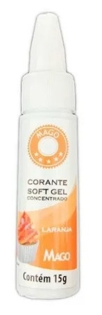 CORANTE SOFT GEL LARANJA  MAGO 15G                                                                  