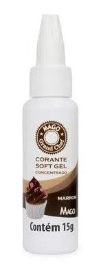 CORANTE SOFT GEL MARROM MAGO 15G                                                                    