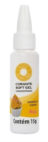 CORANTE SOFT AMARELO GEMA MAGO 15G                                                                  