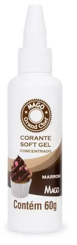 CORANTE SOFT GEL MARROM MAGO 60G                                                                    