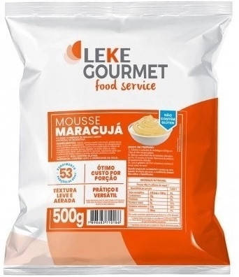 MOUSSE MARACUJA - LEKE 500G                                                                         