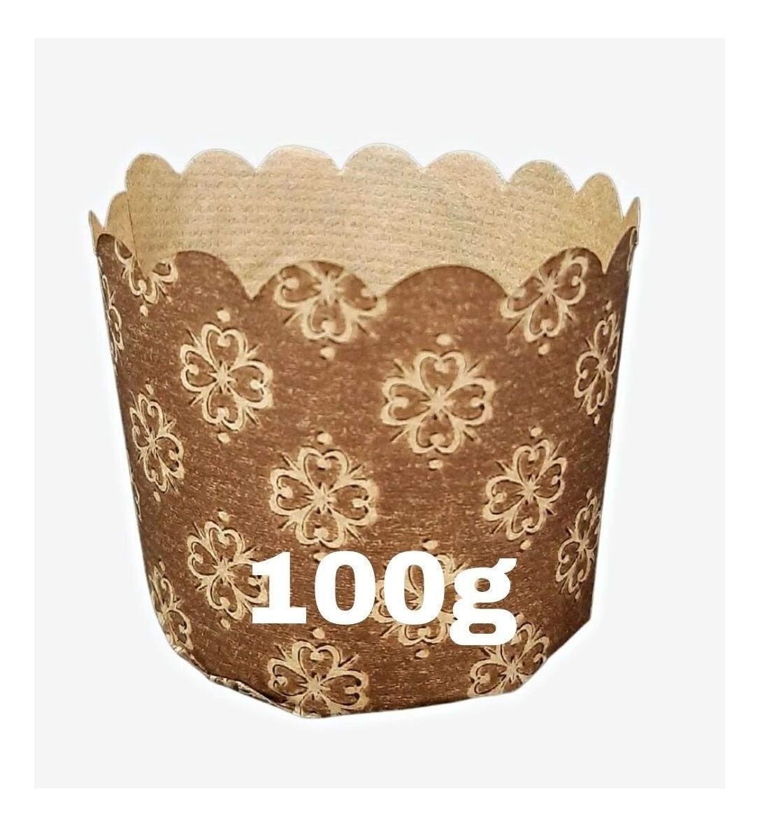 FORMA PANETONE 100GR   DECORADA 100UN                                                               