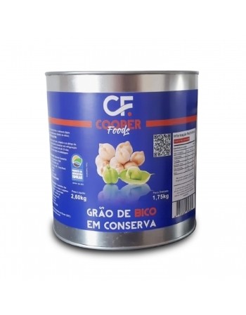 GRÃO DE BICO EM CONSERVA   COOPERFOODS 1,75KG                                                       
