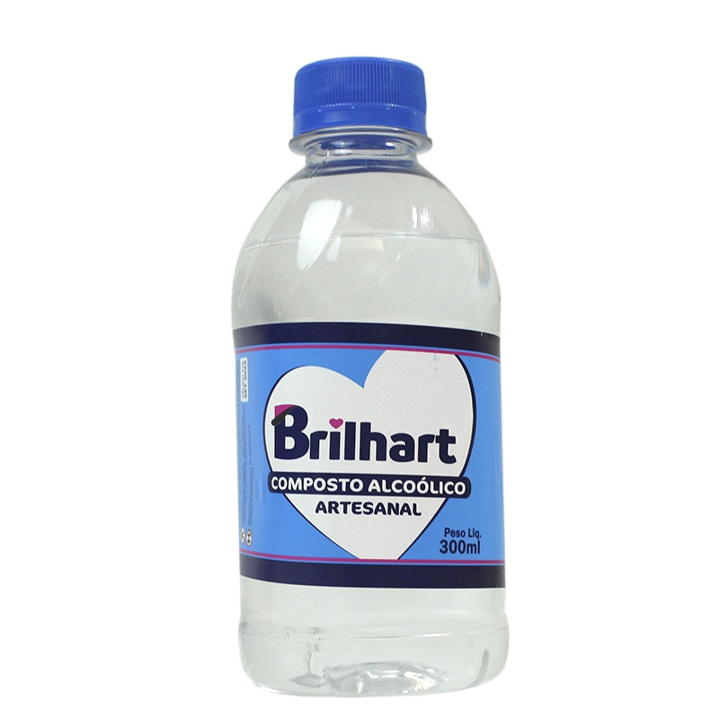 ÁLCOOL DE CEREAIS   BRILHART 300ML                                                                 