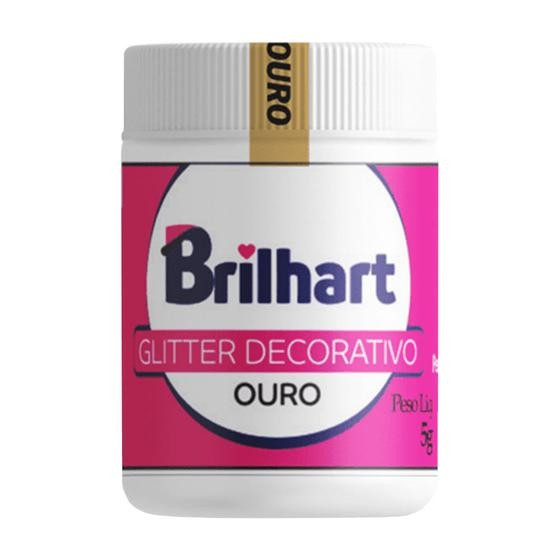 GLITTER PARA  DECORACAO OURO  BRILHARTE 