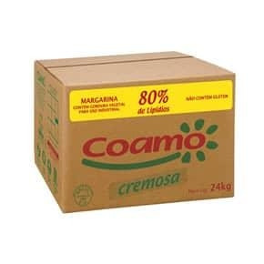 MARGARINA COAMO 80%LIPÍDIOS SEM SAL CAIXA 24KG                                                      