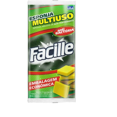 ESPONJA MULTIUSO 60X3 FACILLE 3UN                                                                   