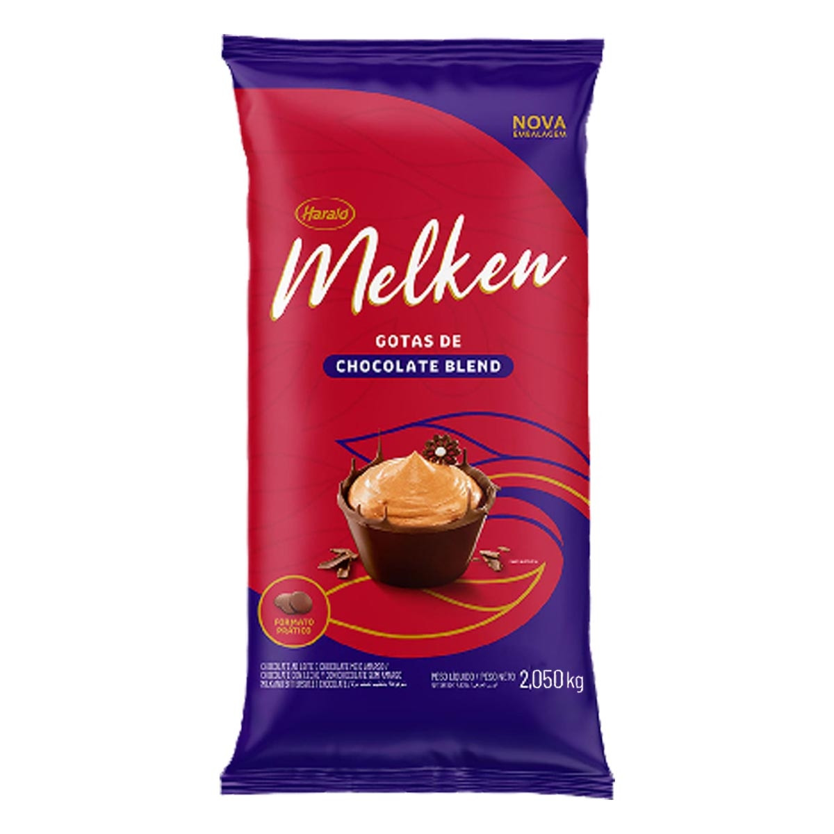 CHOCOLATE BLEND MELKEN MOEDA 2,05KG HARALD                                                  