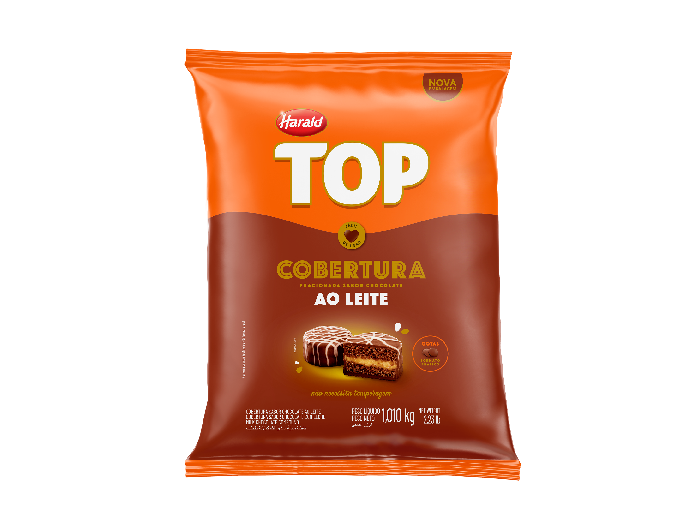 COBERTURA TOP GOTAS AO LEITE 1,01KG HARALD                                                  