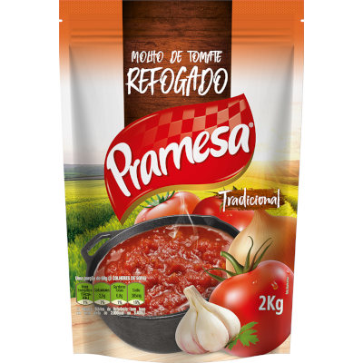 MOLHO TOMATE REFOGADO PRAMESA (BAG) 2KG                                                             