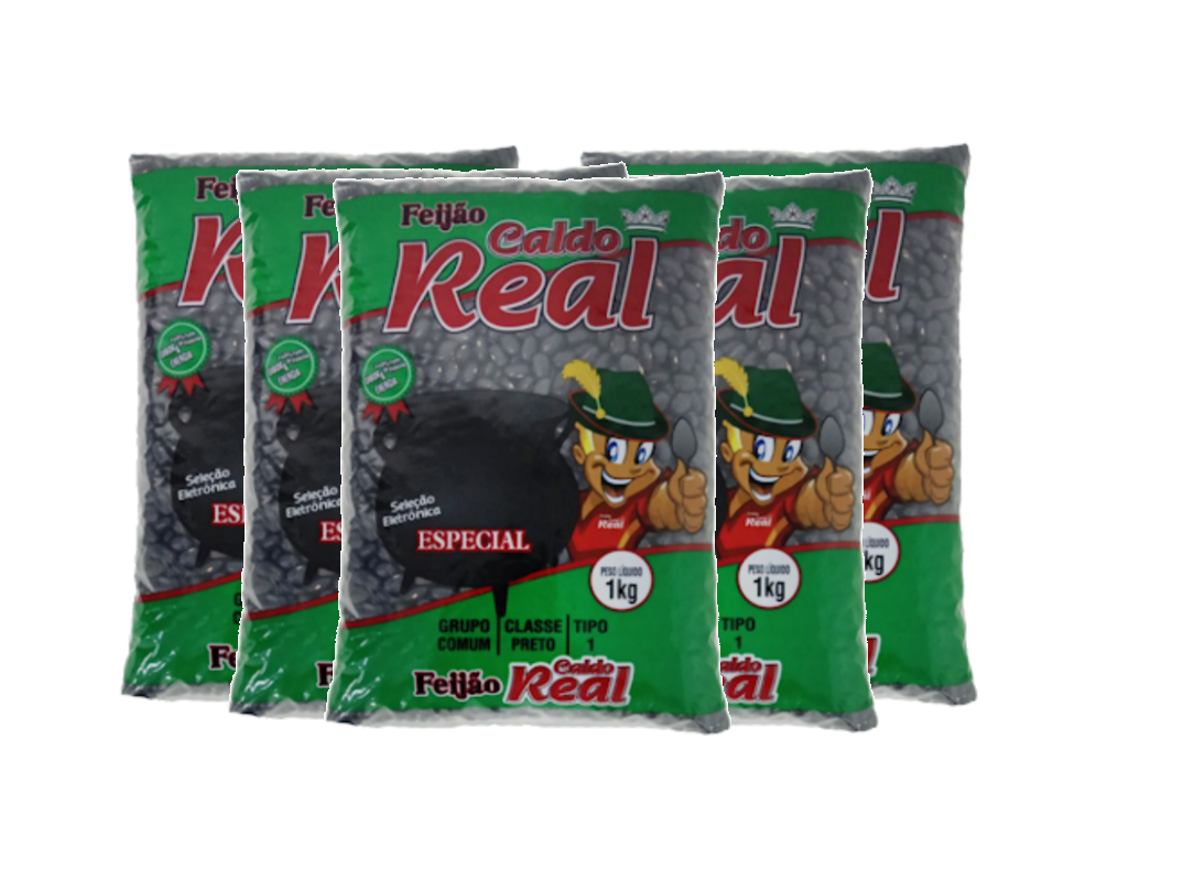 FEIJAO PRETO CALDO REAL (FARDO COM 10x1KG)                                                                         