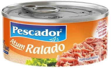 ATUM RALADO NATURAL - PESCADOR  140GR                                                               