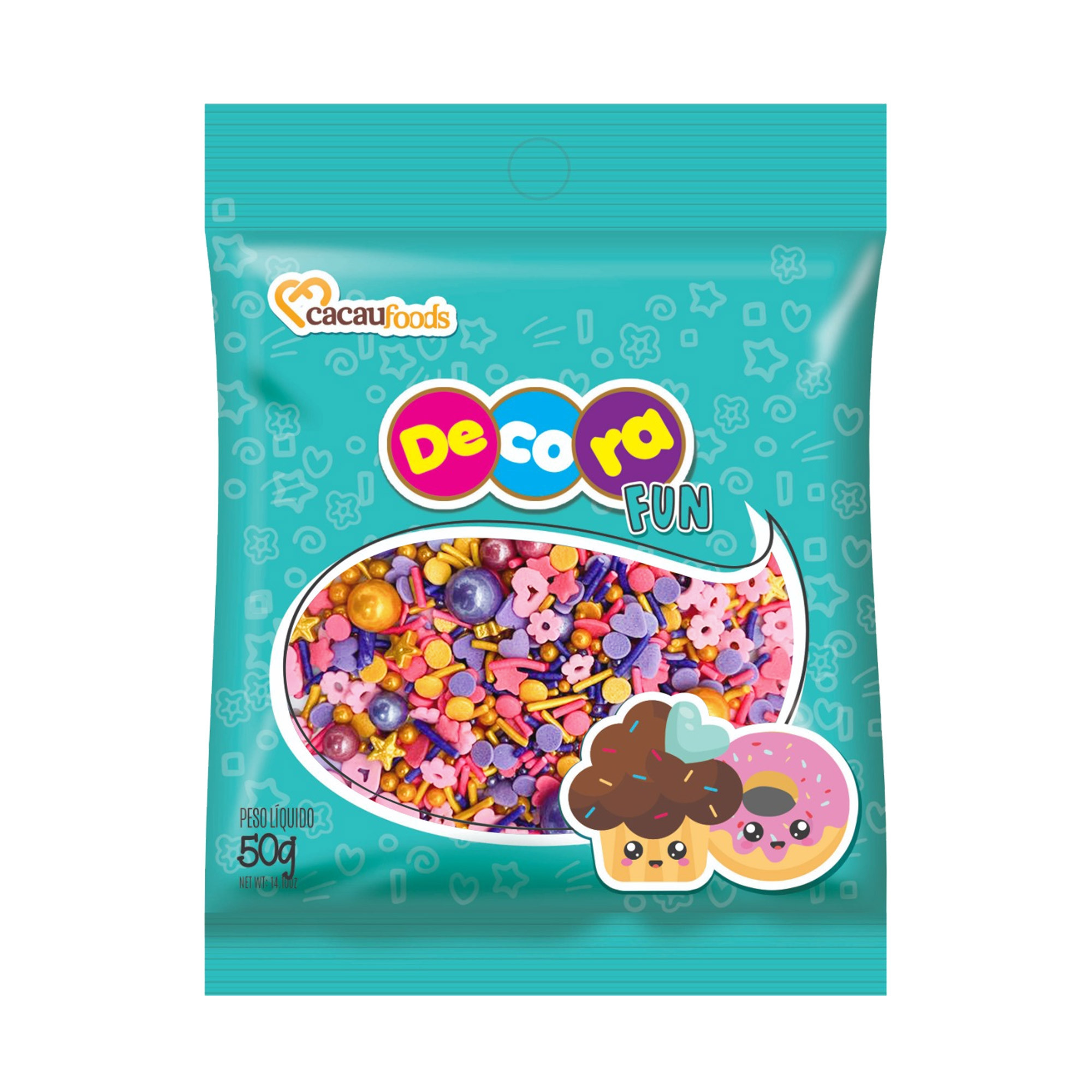 CONFEITO FIGURAS FANTASY FUN DECORA 50GR                                                            