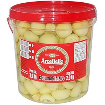 COGUMELO CHAMPIGNON  INTEIRO ARCOBELLO  BALDE 2KG                                                   