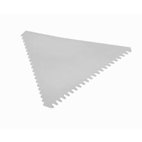 RASPADOR TRIANGULO BRANCA POLIETILENO 13CM SOLRAC                                                   