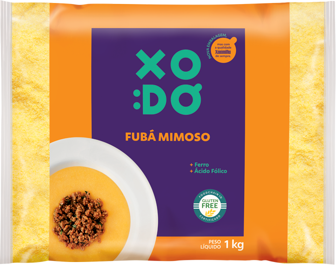 FARINHA DE FUBÁ FINO  MIMOSO XODO FARDO) 1KG                                                        