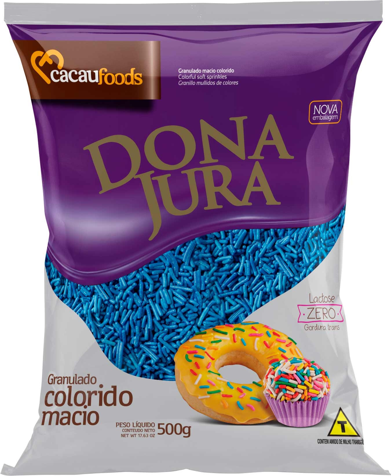 GRANULADO MACIO AZUL DONA JURA 500GR                                                                