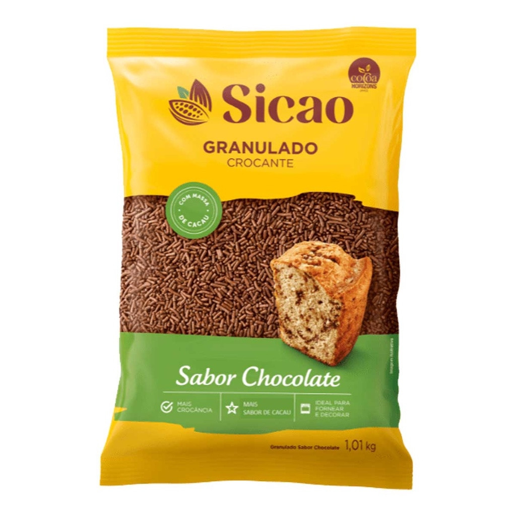 GRANULADO CROCANTE  SICAO PACOTE 1KG                                                                