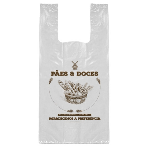 SACOLA 38X50 VIRGEM PAES E DOCES 4KG - (FD) 950UN                                                   