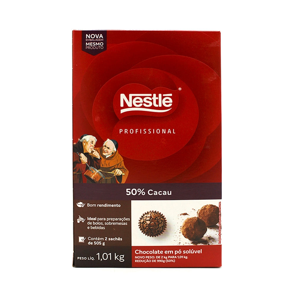 CHOCOLATE EM PÓ 50% CACAU   NESTLE 1,01KG                                                           