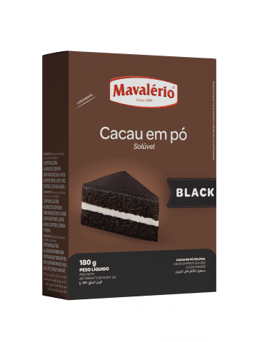 CACAU EM PO 100% BLACK   MAVALÉRIO   180GR                                                          