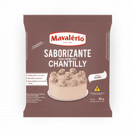 SABORIZANTE PARA CHANTILLY AVELA  MAVALÉRIO  80GR                                                   