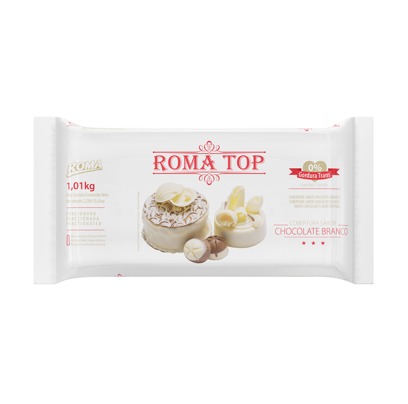 COBERTURA FRACIONADA BARRA BRANCO ROMA TOP   ROMA  1,01KG                                           