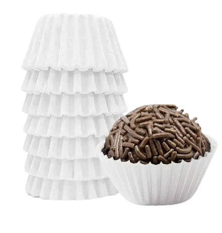 FORMINHA PAPEL BRIGADEIRO N.4 BRANCA (PCT) 100UN                                                    