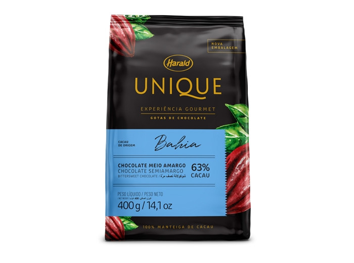 CHOCOLATE BAHIA 63% CACAU UNIQUE HARALD                                                           