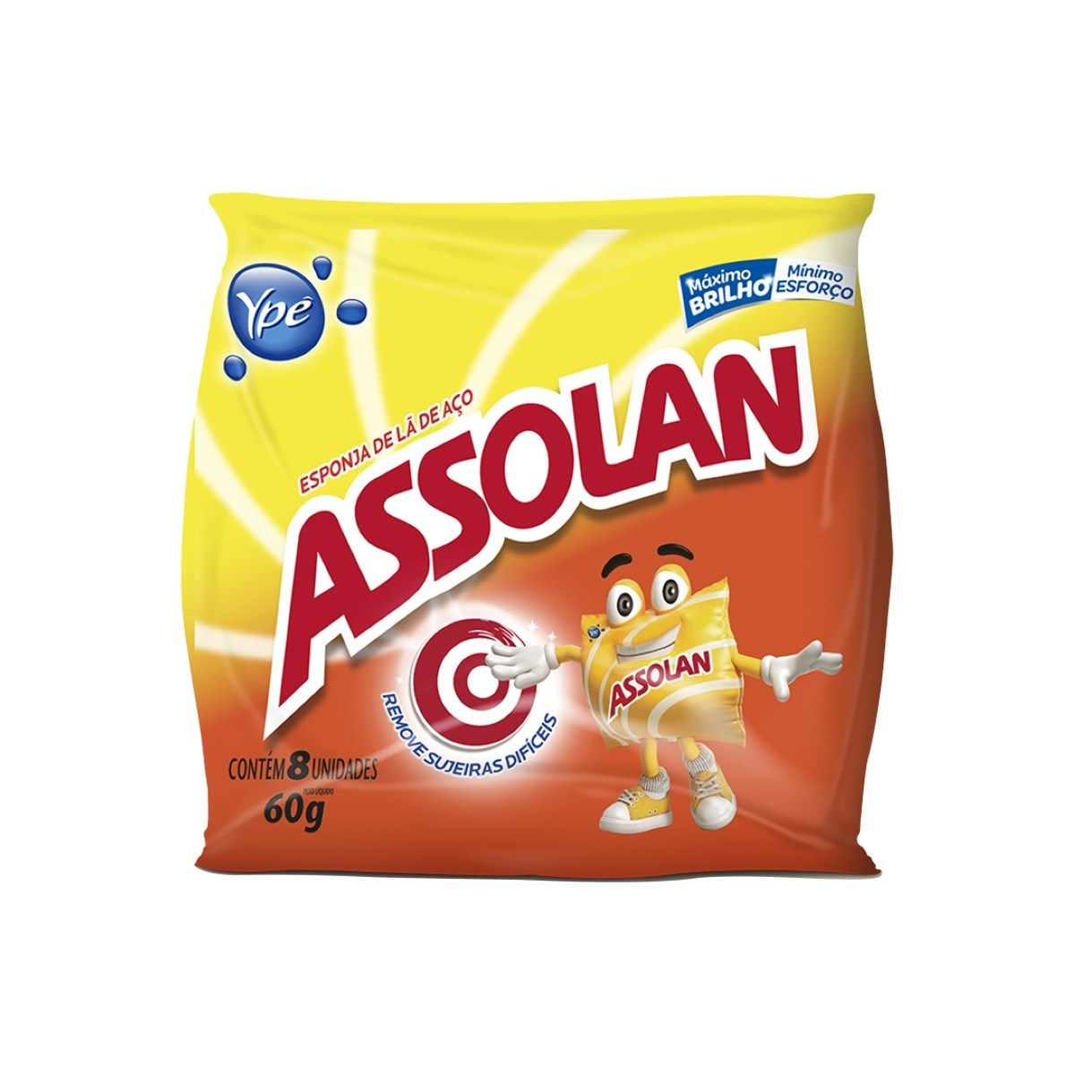 ESPONJA DE ACO ASSOLAN  8UN                                                                         