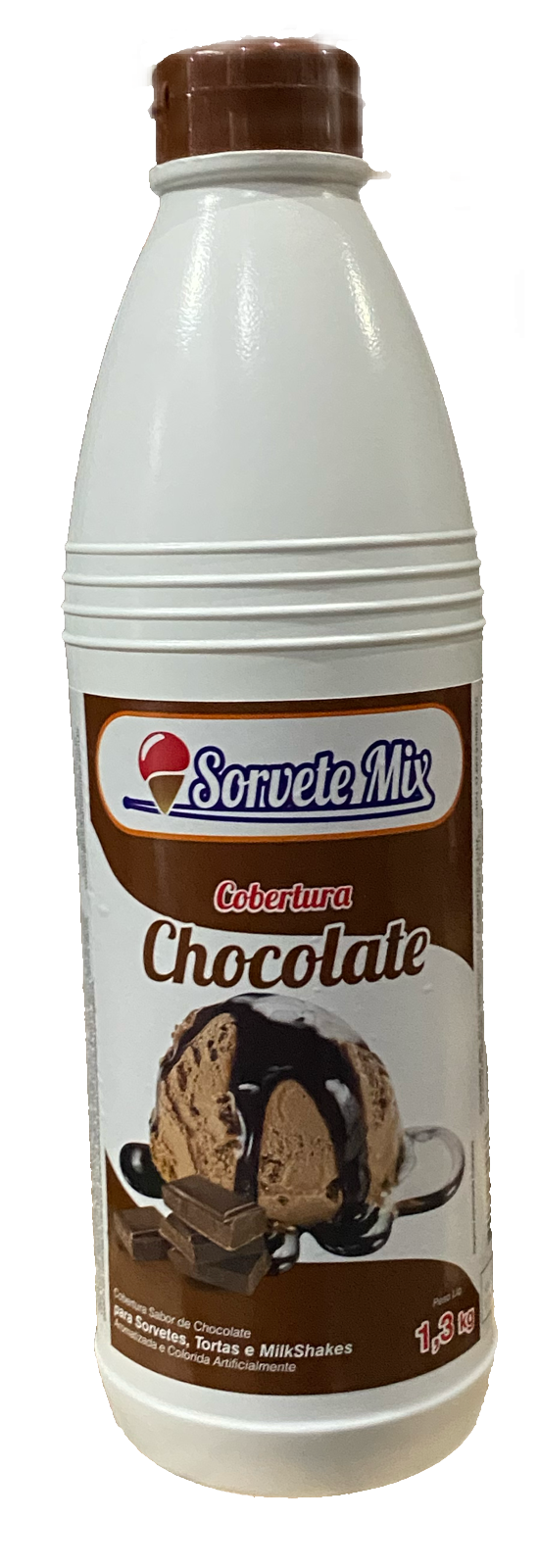 COBERTURA DE CHOCOLATE   SORVETE MIX 1,3KG                                                          