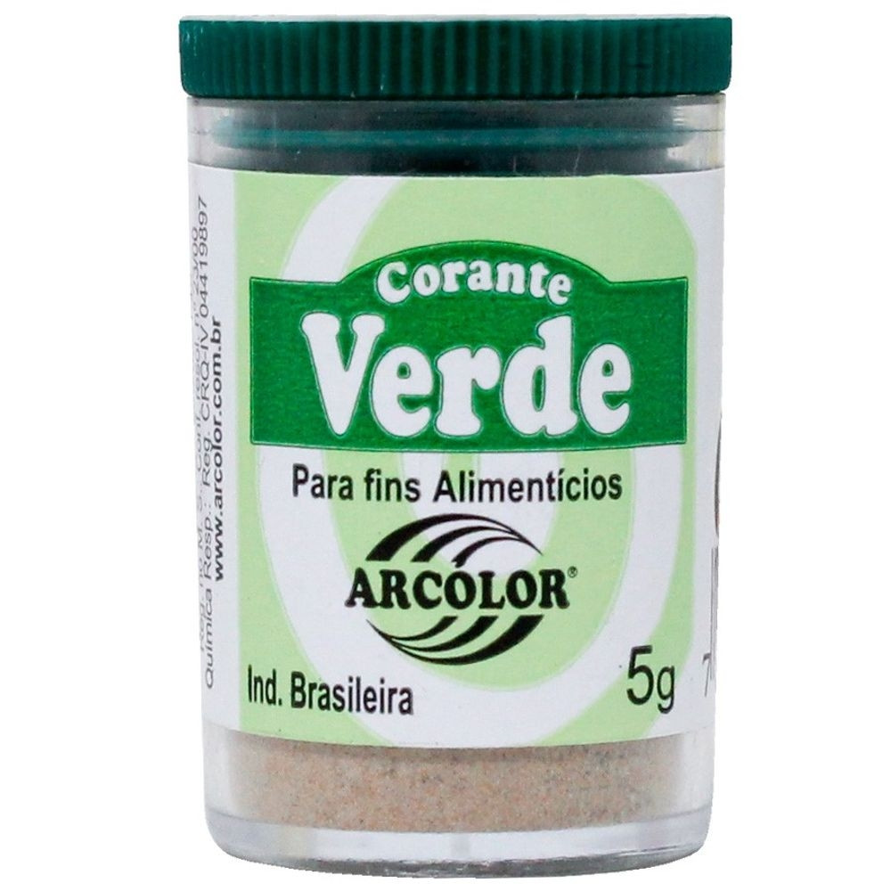 CORANTE PÓ VERDE ARCOLOR 5GR                                                                        